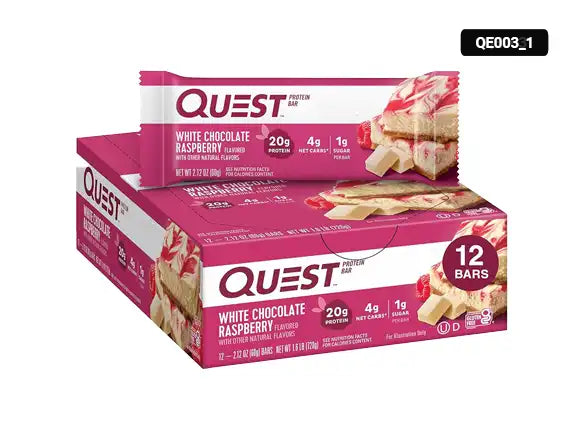 Quest Protein Bar White Chocolate Raspberry Flavor 12 Bars in Sri Lanka